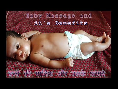 Baby massage and it's Benefits