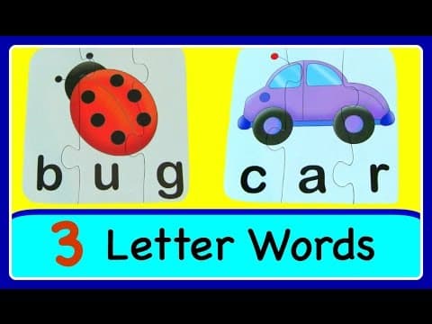 Learn To Read & Spell With 3 Letter Sight Words!