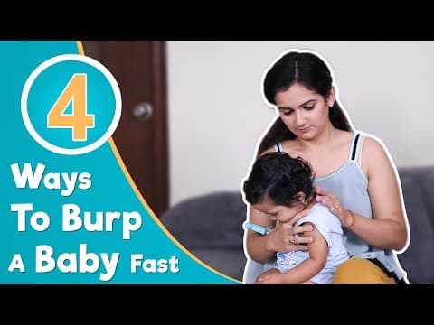 How To Burp A Baby Fast | 4 Best Burping Techniques
