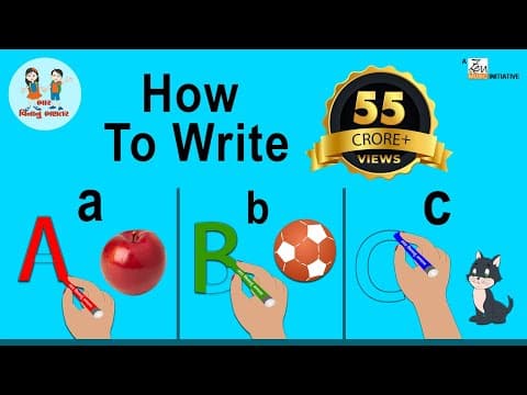 How to Write Alphabet | ABCD