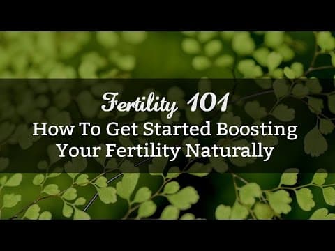 How To Get Started Boosting Your Fertility Naturally