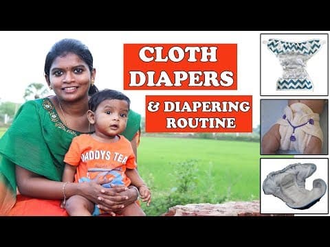 Ladies this video helps us how to use cloth diapers for babies.. 