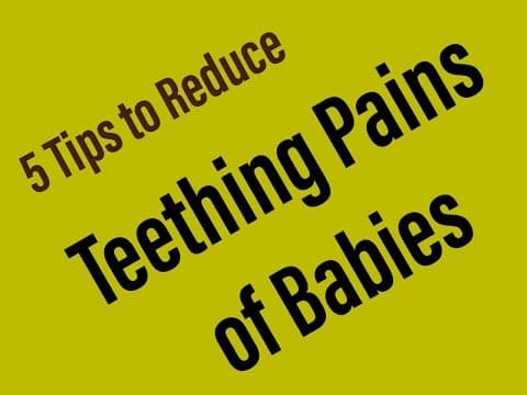 5 Tips to Reduce Teething Pains in Babies
https://youtu.be/a0ksvwOsOHA