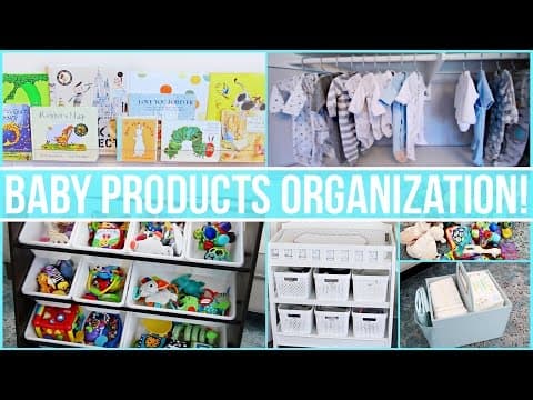 Organizing a baby's nursery