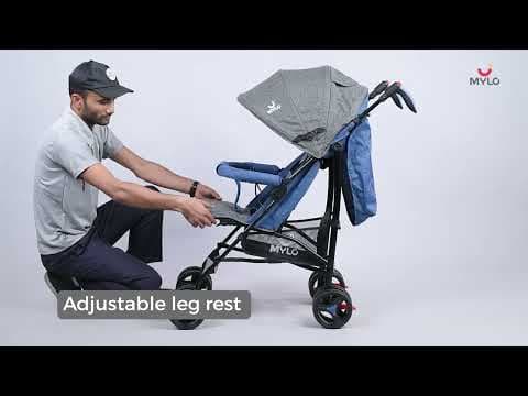 Vista Ultra-Light Baby Stroller - Green & Grey