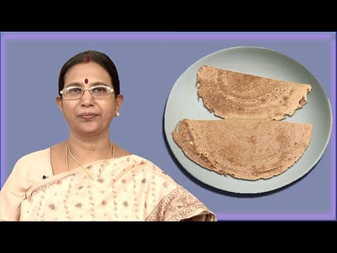 Ragi Dosa Recepie - By Mallika Badrinath