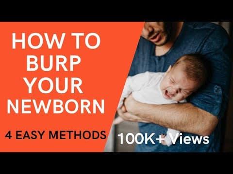 How to burp your baby- Fast, Quick, Efficient