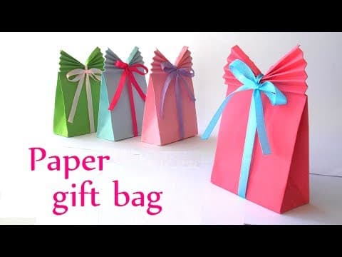 Diy Crafts: Paper Gift Bag (Easy) - Innova Crafts