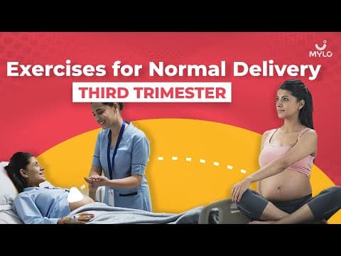 Safe Exercises for Normal Delivery | Third Trimester Pregnancy Exercises