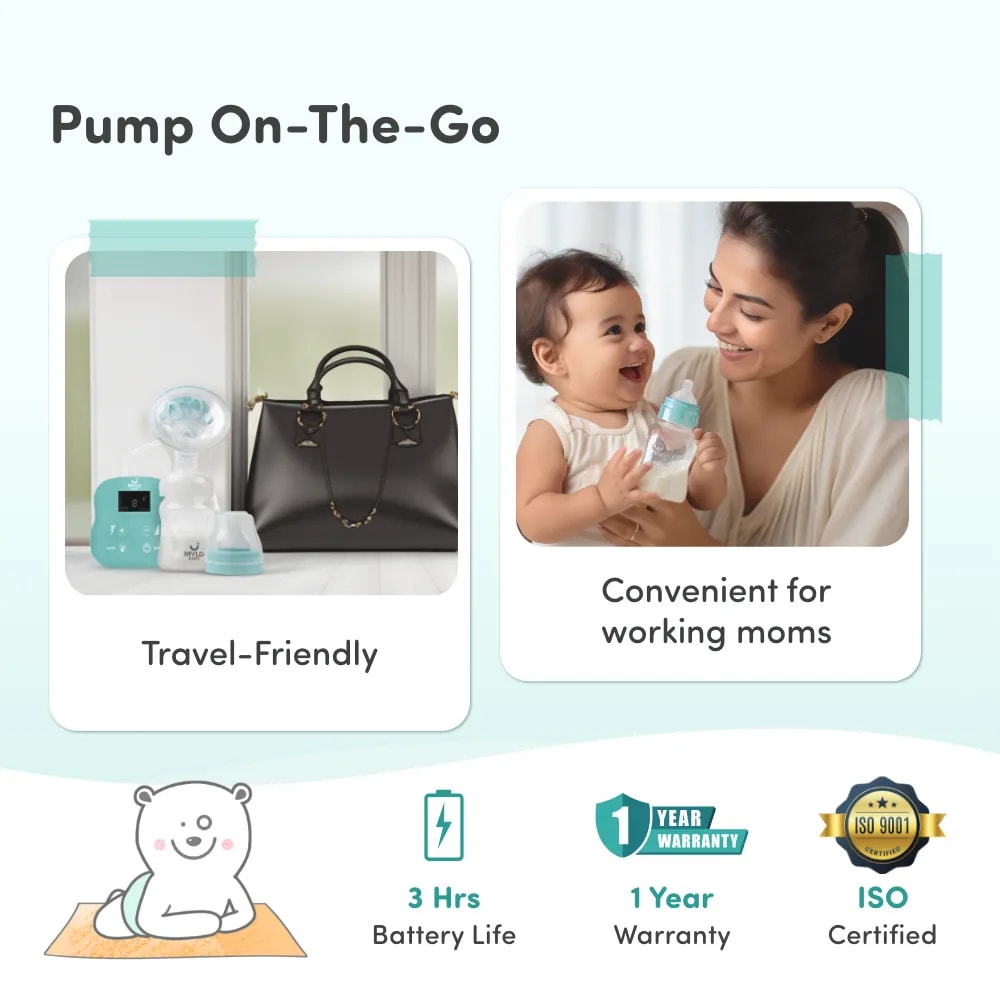 Electric Breast Pump with 9 Level Intensity Adjustment