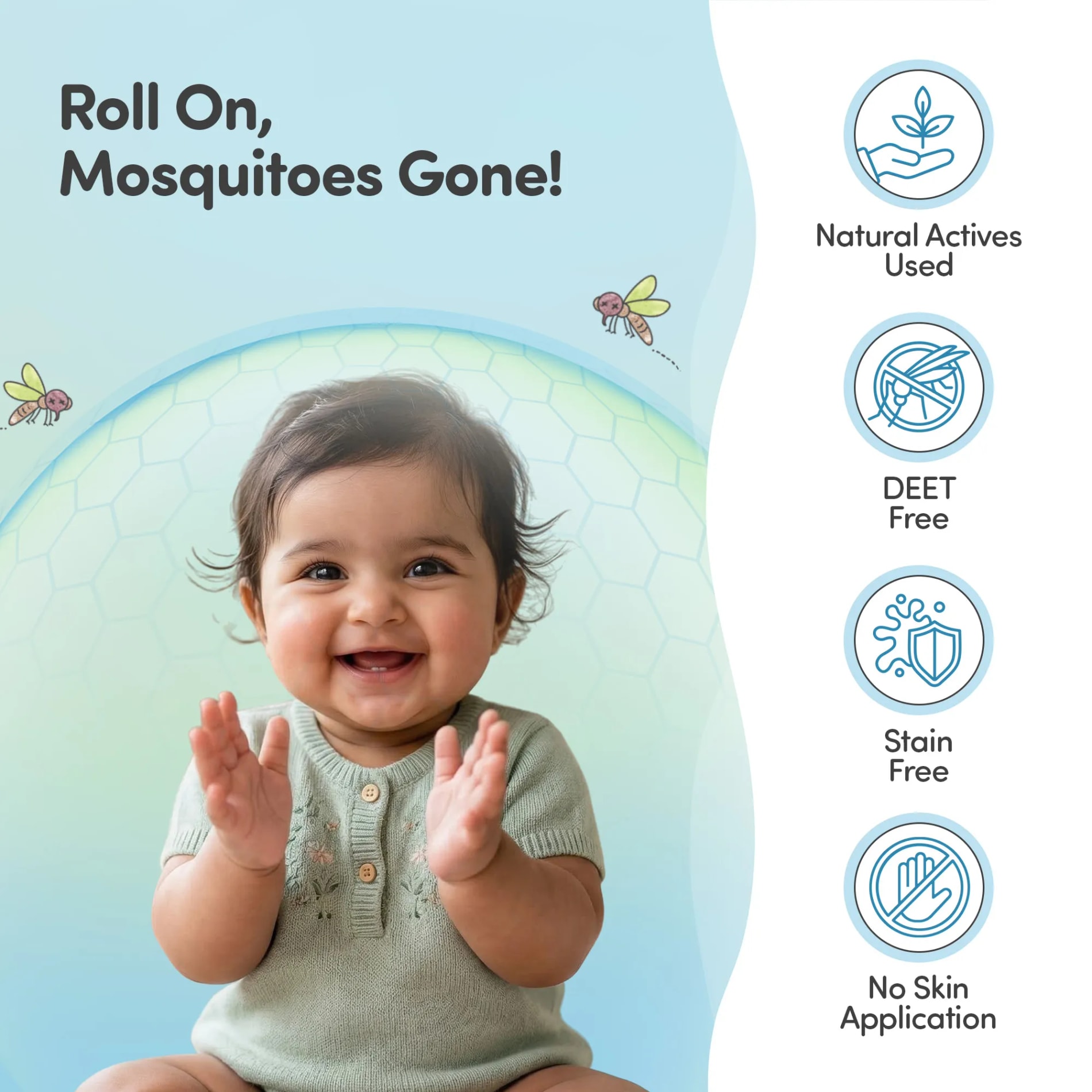 Mylo Baby Mosquito Repellent Fabric Roll-On (10ml)