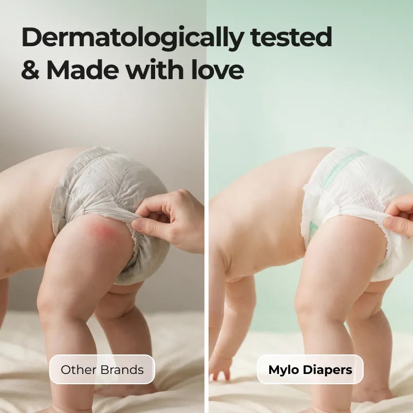 Mylo Baby New Born Diaper Pants | 46 Count (Pack of 1)