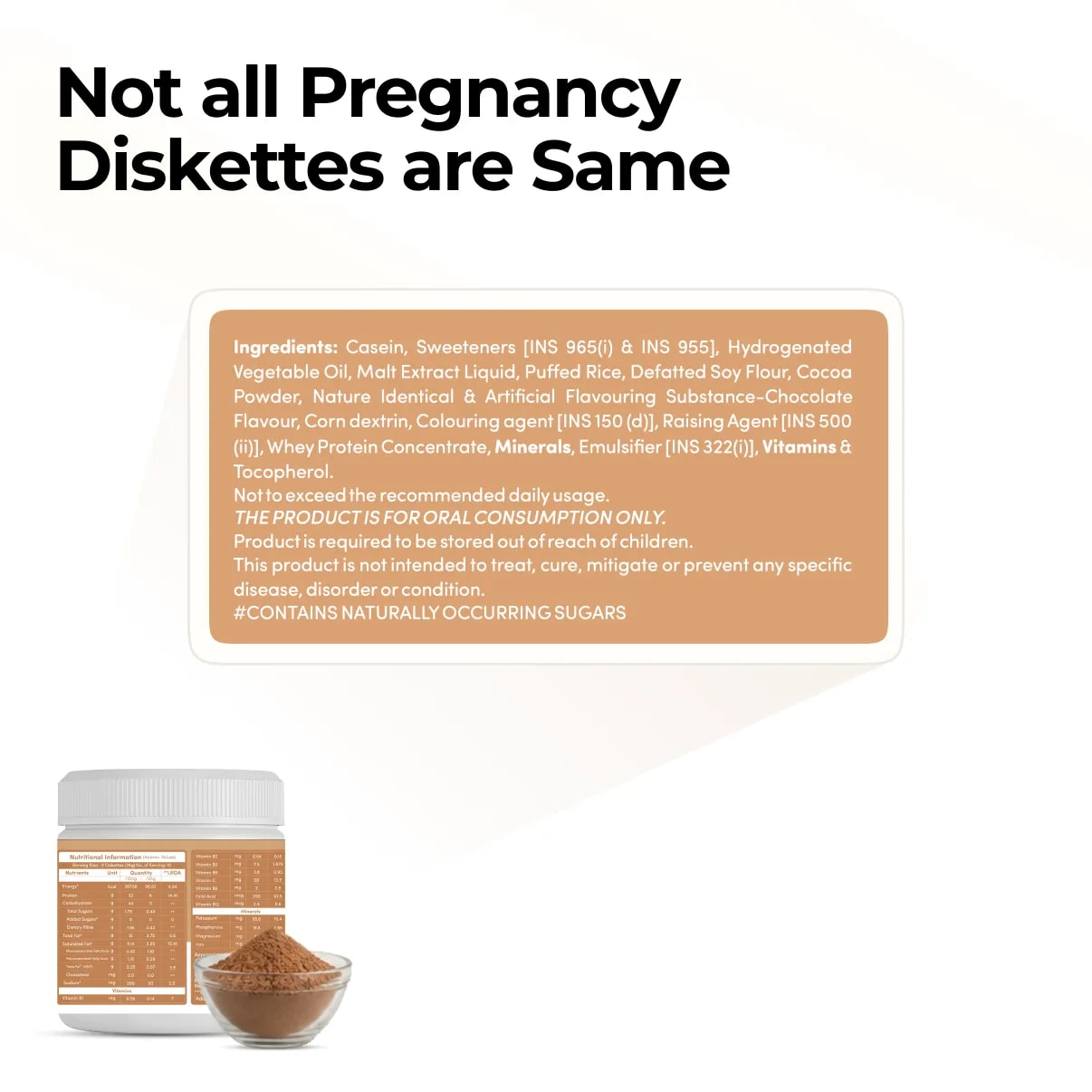 MamaGro™ Protein Diskettes - 250gm Chocolate