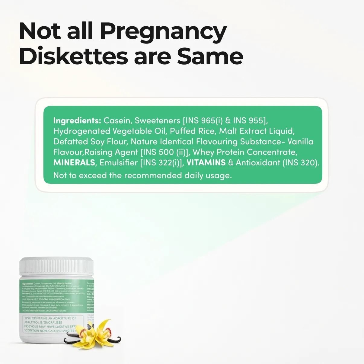 MamaGro™ Protein Diskettes (100 Vanilla + 100 Jeera Diskettes)