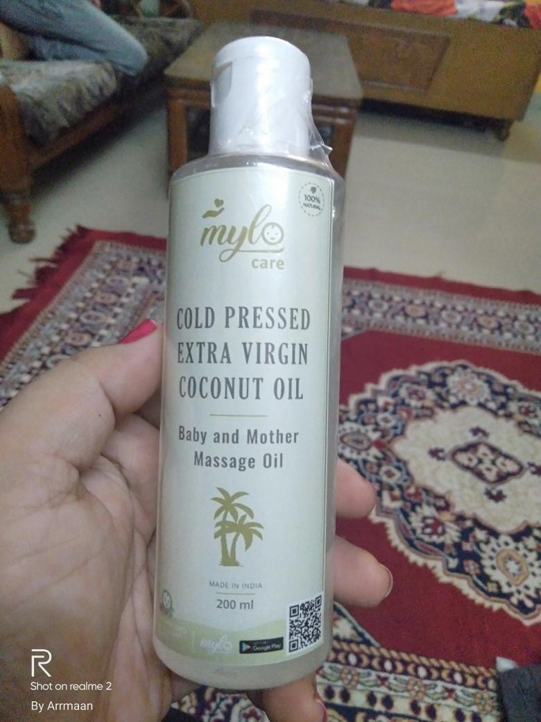 Cold Pressed Extra Virgin Coconut Oil for Skin & Hair - Nourishes Skin Deeply | Reduces Dandruff | Strengthens Hair | Soothes Baby's Rashes - 200 ml