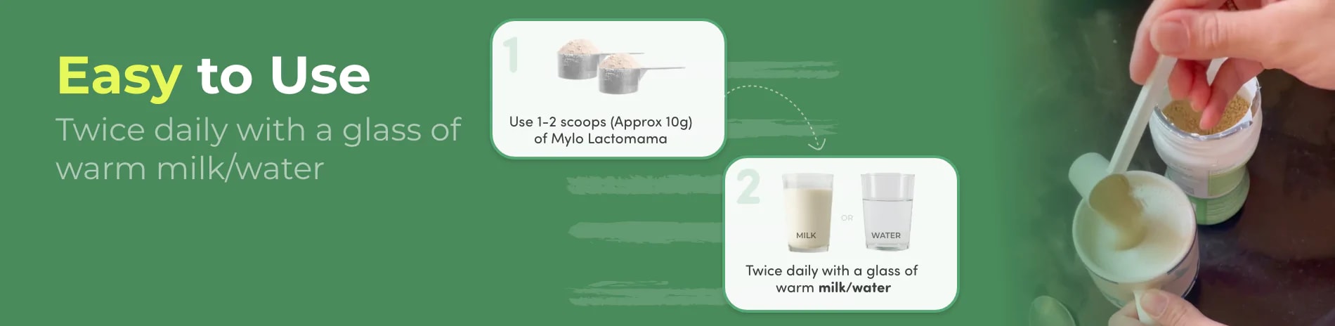 how to use Lactomama™ Lactation Granules