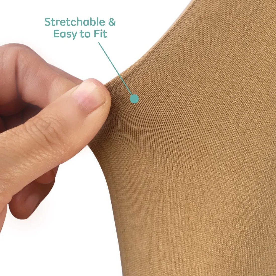 Open Toe Compression Stockings - Knee Length (S)