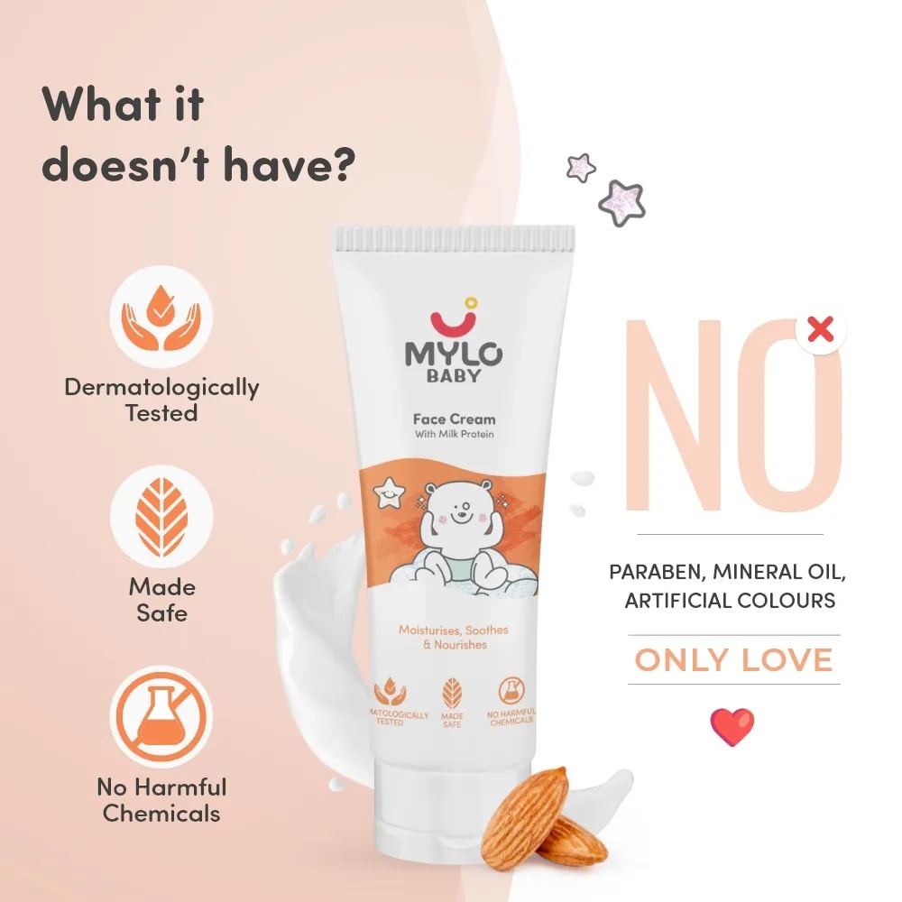 Baby Cream for Face 100 gm | Dermatologically Tested | Made Safe Australia Certified | Nourishes and Brightens Skin | Soothes Skin Irritation