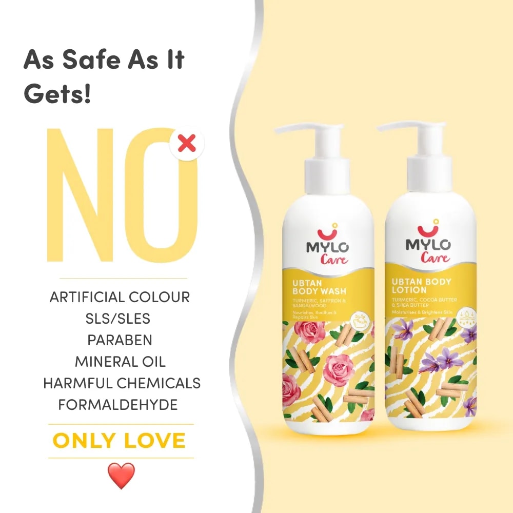 Ubtan Combo - | Removes Dead Skin Cells | Fights Acne Brightens Skin | (Ubtan body wash  275ml+ Ubtan Body Lotion 275ml)