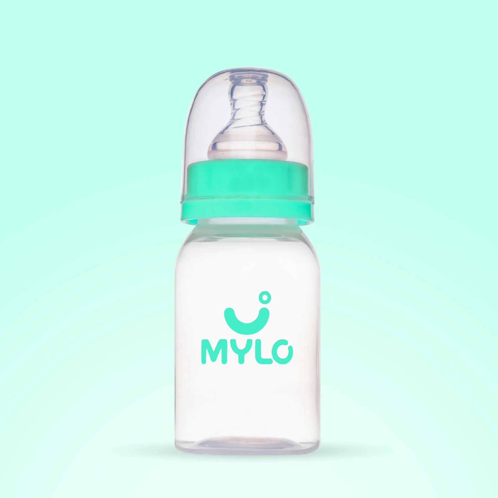 2-in-1 Baby Feeding Sipper Bottle (Green) - 125 ml