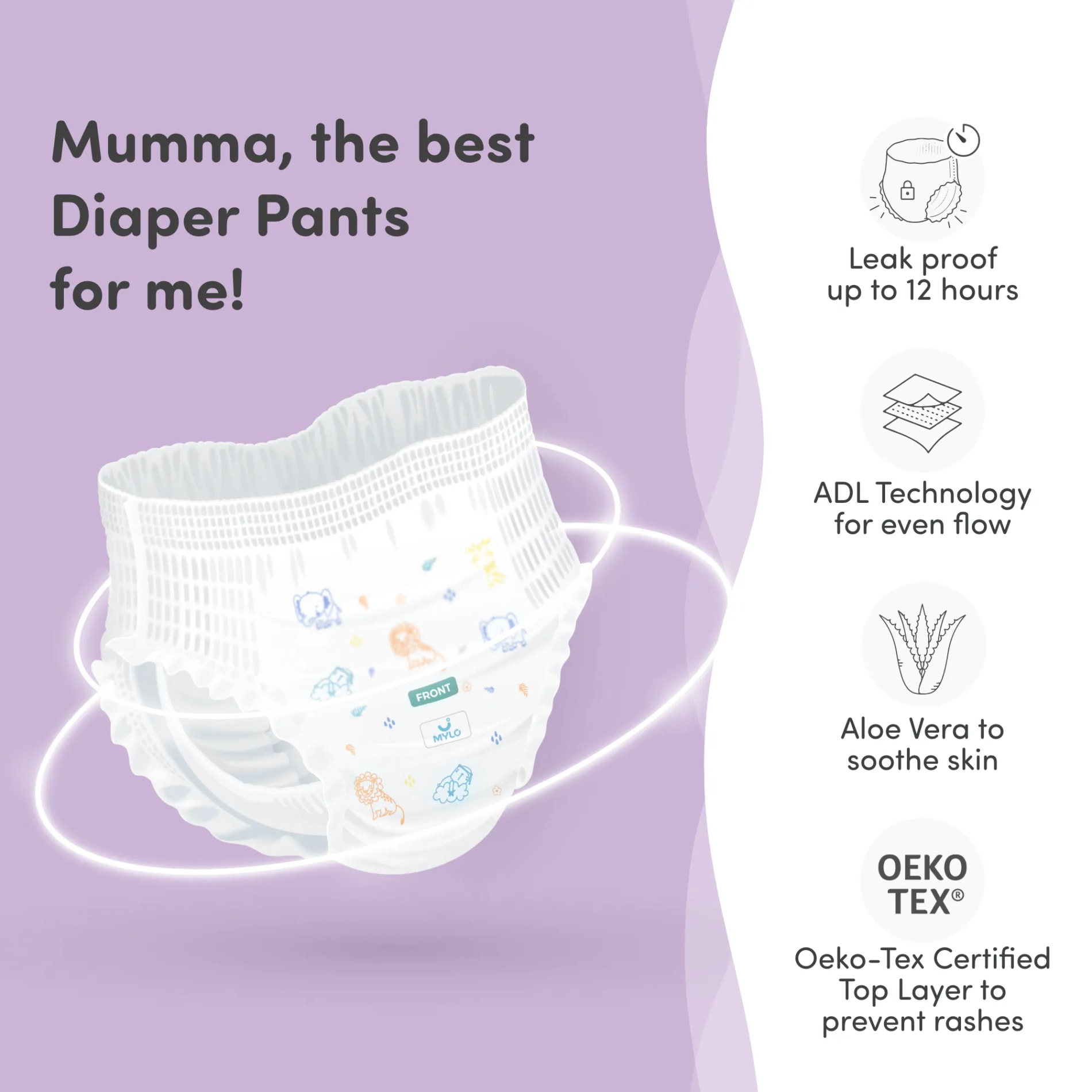 Mylo Diaper L size - Pack of 7