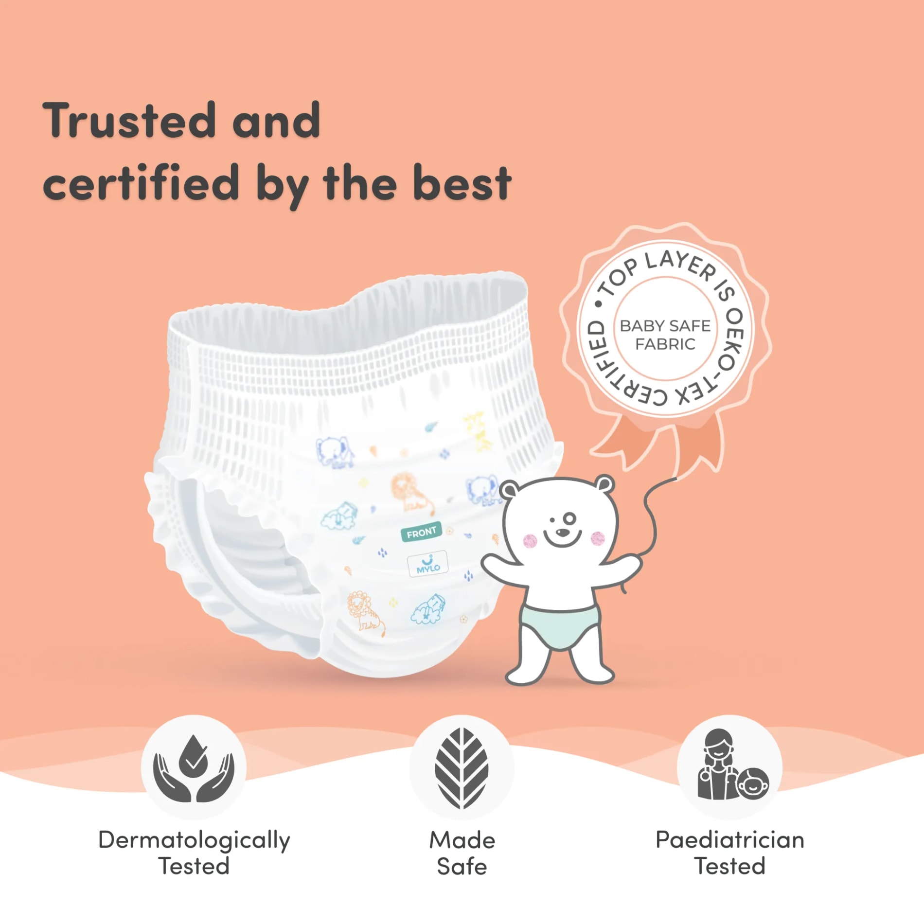 Mylo Diaper XL size - Pack of 6