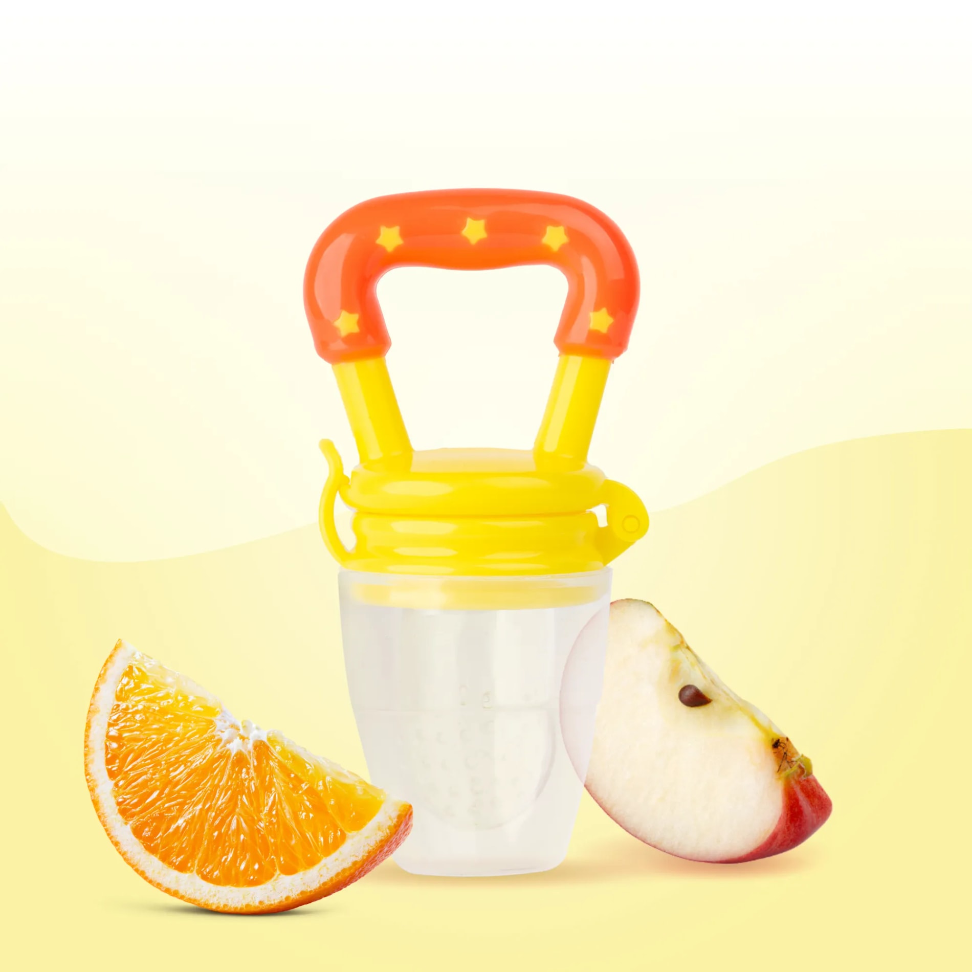 Fruit & Food Nibbler - Yellow