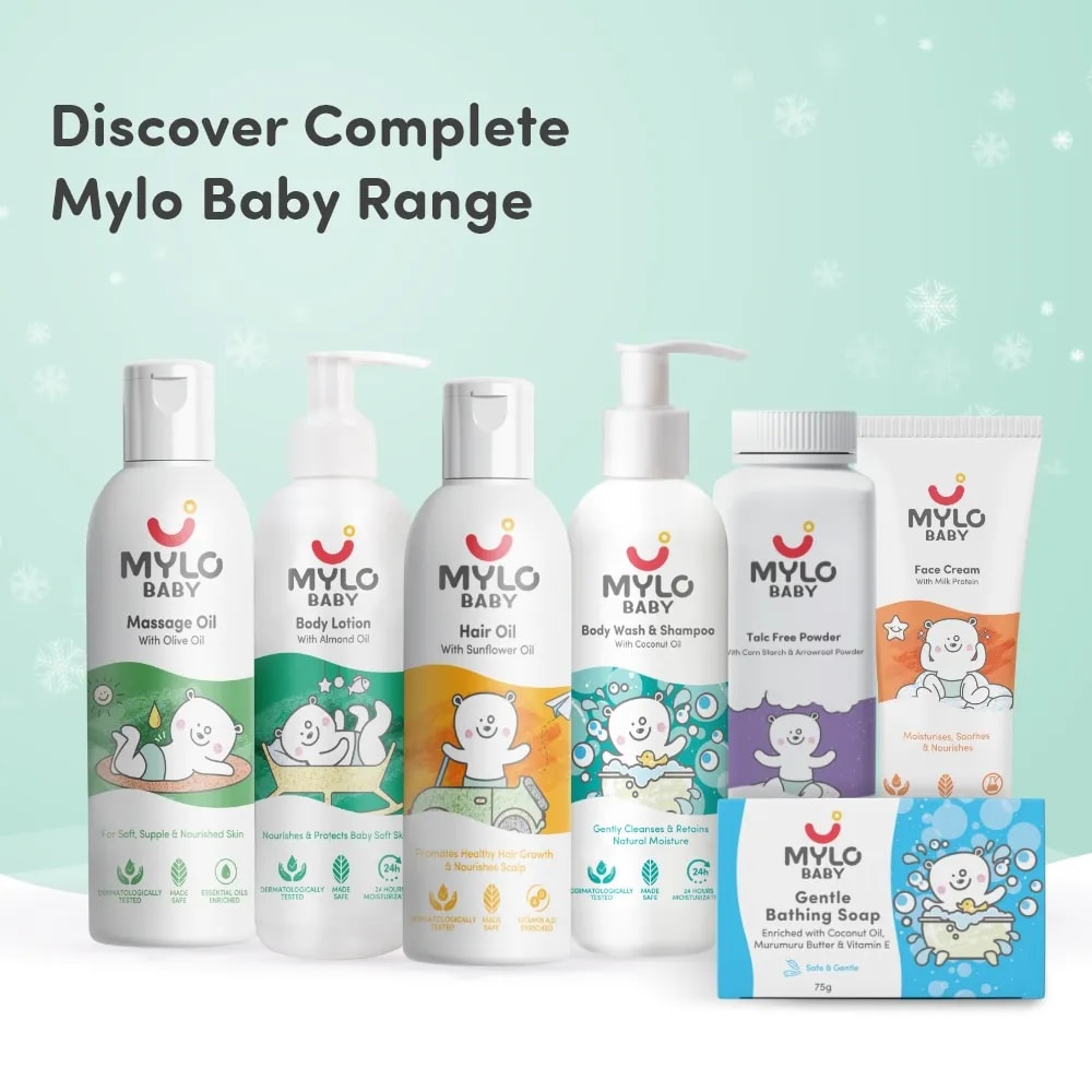 Baby Body Lotion | Made Safe Certified | Dermatologically Tested | Long Lasting 24 Hours Moisturization| Soothes Dryness - 100 ml
