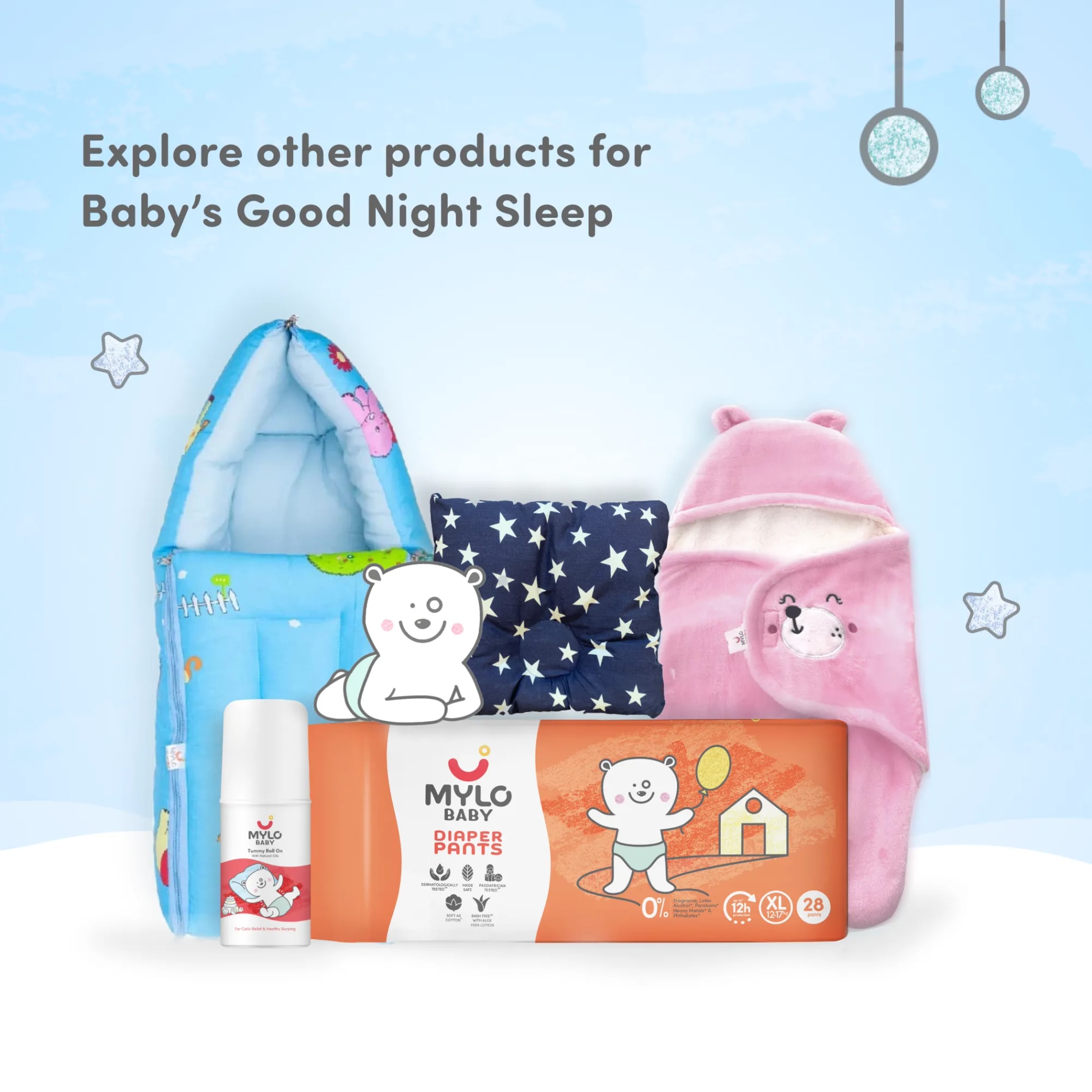 Waterproof Extra Absorbent Baby Dry Sheet & Bed Protector | Guards Against Spills, Stains & Nappy Leaks | Foldable & Portable - Navy Blue - M