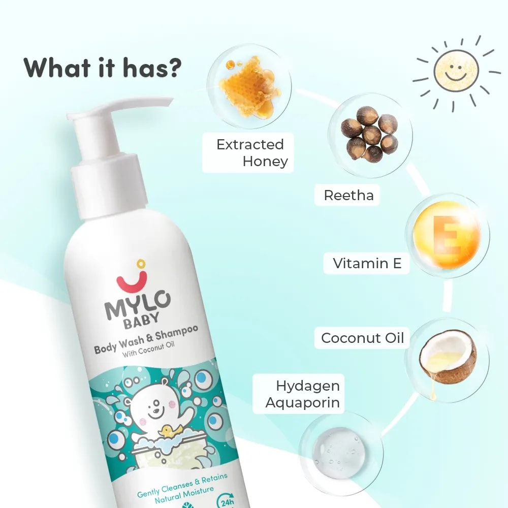 Baby Head to Toe Wash (100 ml) + Baby Powder (100 gm)
