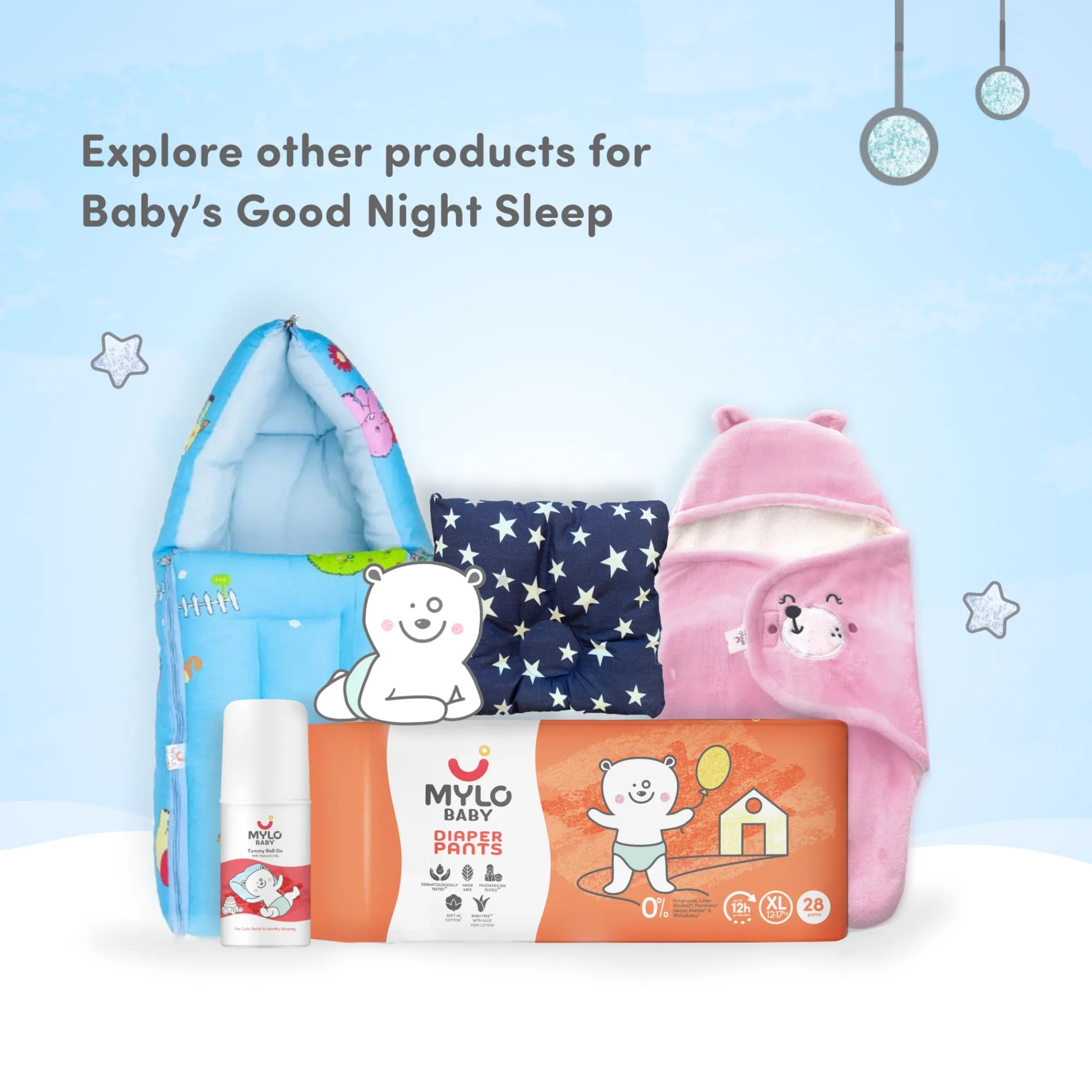 Waterproof Extra Absorbent Baby Dry Sheet & Bed Protector | Guards Against Spills, Stains & Nappy Leaks | Foldable & Portable - (M) (Blue & Red) - Pack of 2