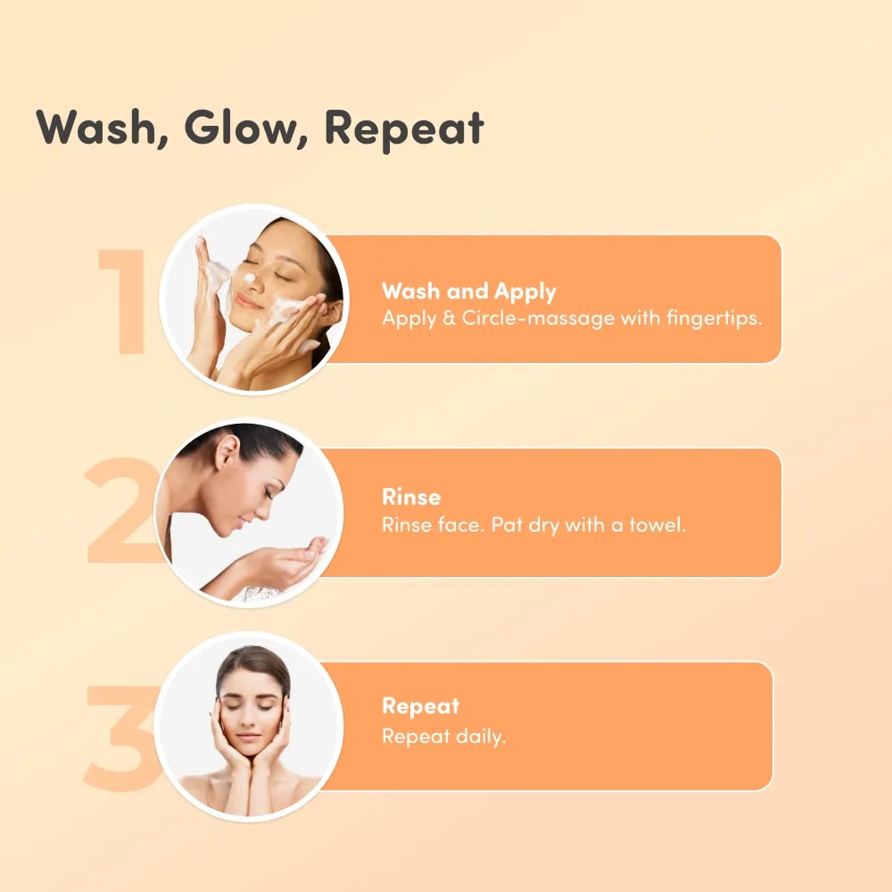 Vitamin C Face Wash (100 ml) Refreshing & Brightening 