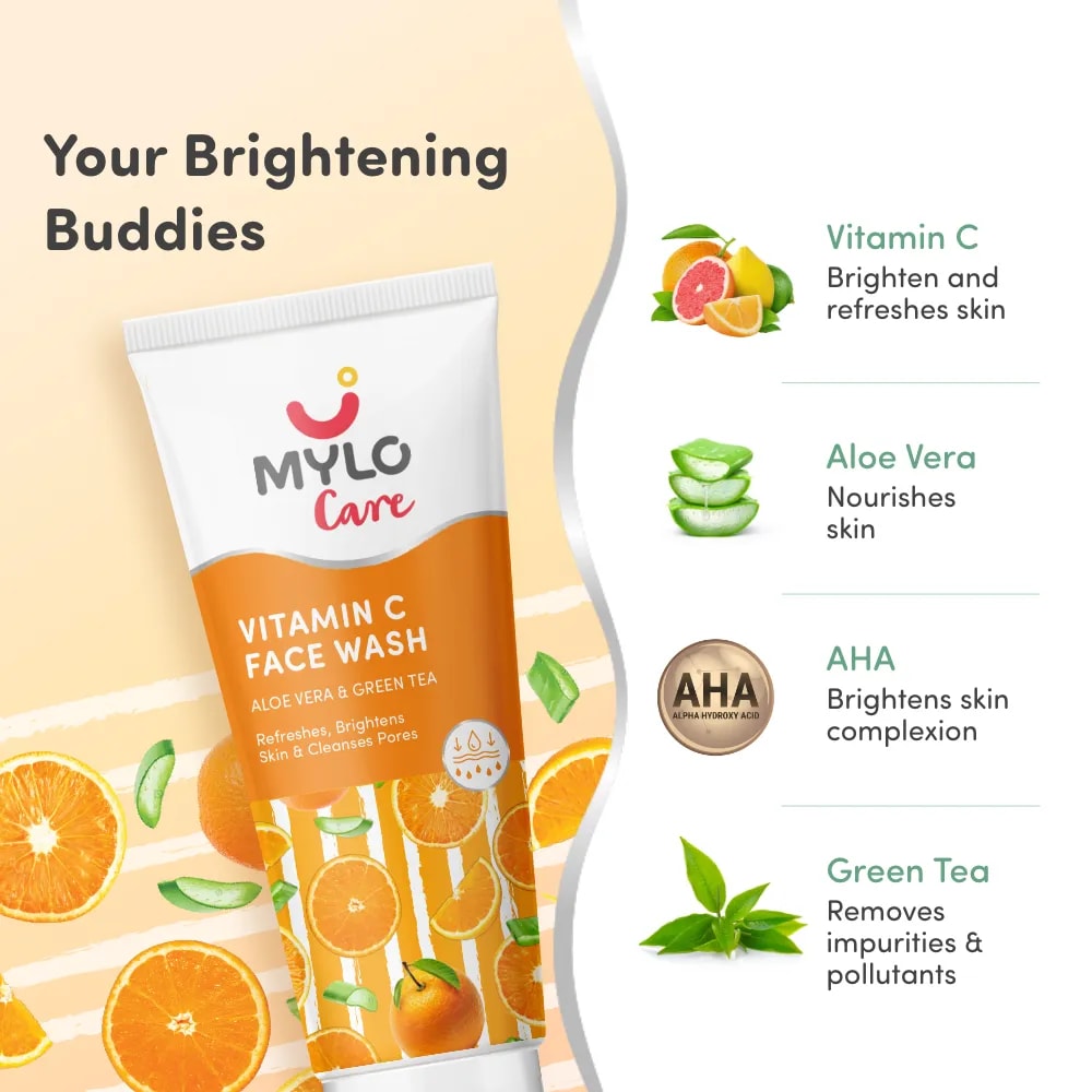 Vitamin C Face Wash (100 ml) Refreshing & Brightening 