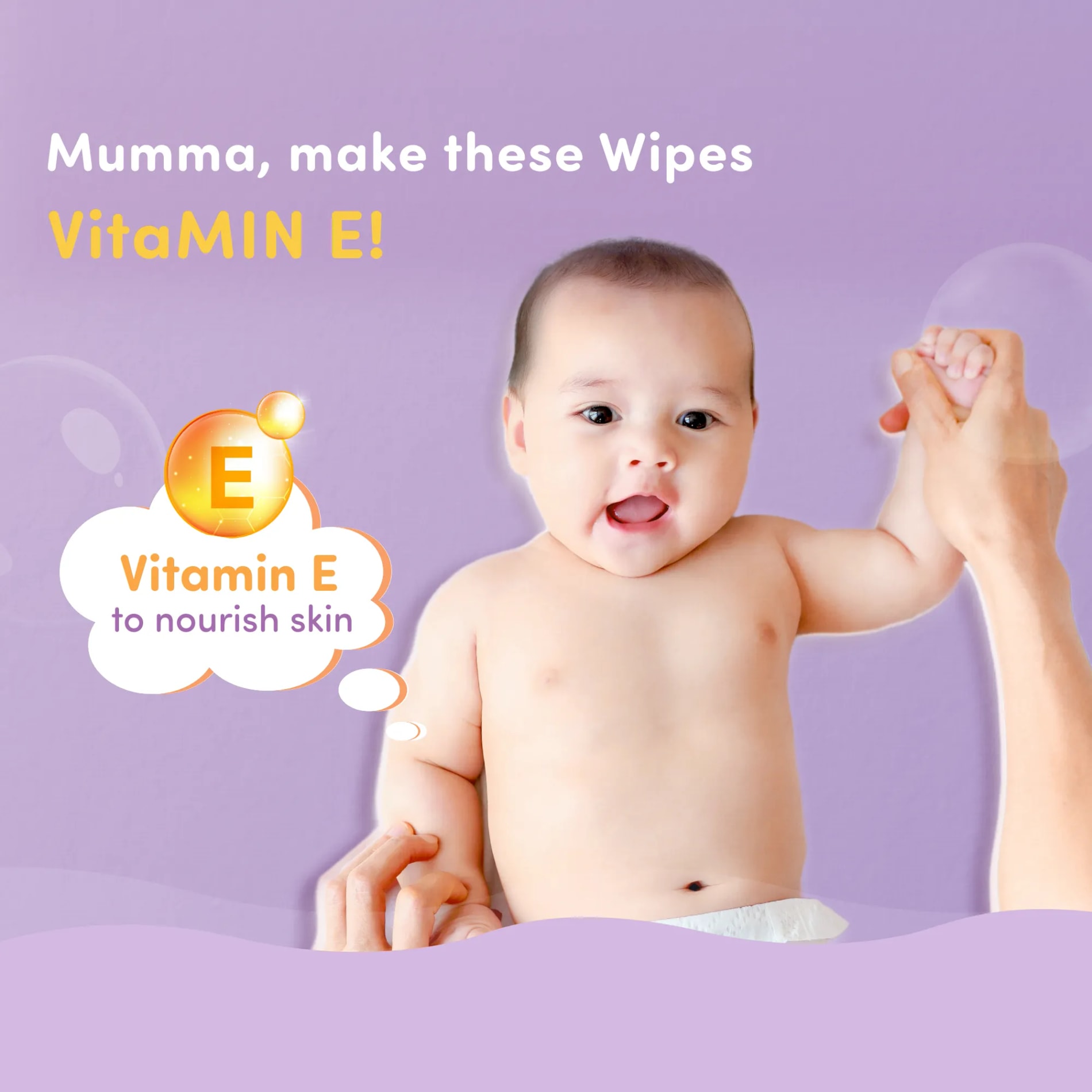 Gentle Baby Wipes With Lid - Organic Coconut Oil, Neem, Aloe Vera and Vitamin E | 98% Pure Water | Dermatologically Tested (Pack of 6) - 72 Wipes Per Pack