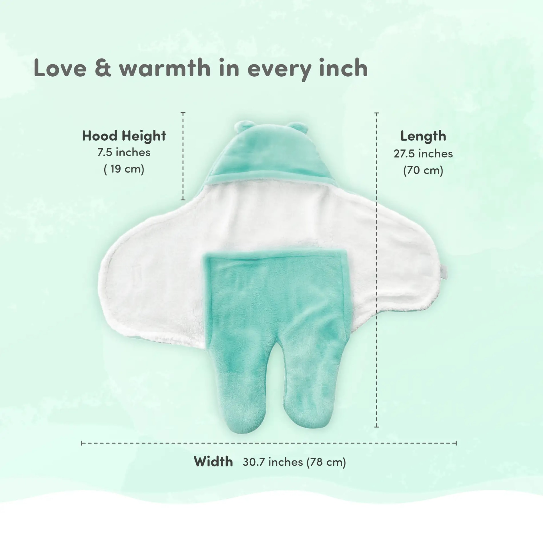 Baby Wrapper for New Born | Baby Swaddling Wrapper | 4-in-1 All Season AC Blanket cum Sleeping Bag for Baby 0-6 Months - Light Pink & Mint Green
