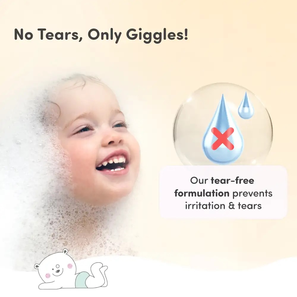 Baby Shampoo | Makes Hair Strong & Shiny | Tear Free Formulation | Treats Dry Scalp | Boosts Hair Growth | Dermatologically Tested | Made Safe Certified- 100 ml