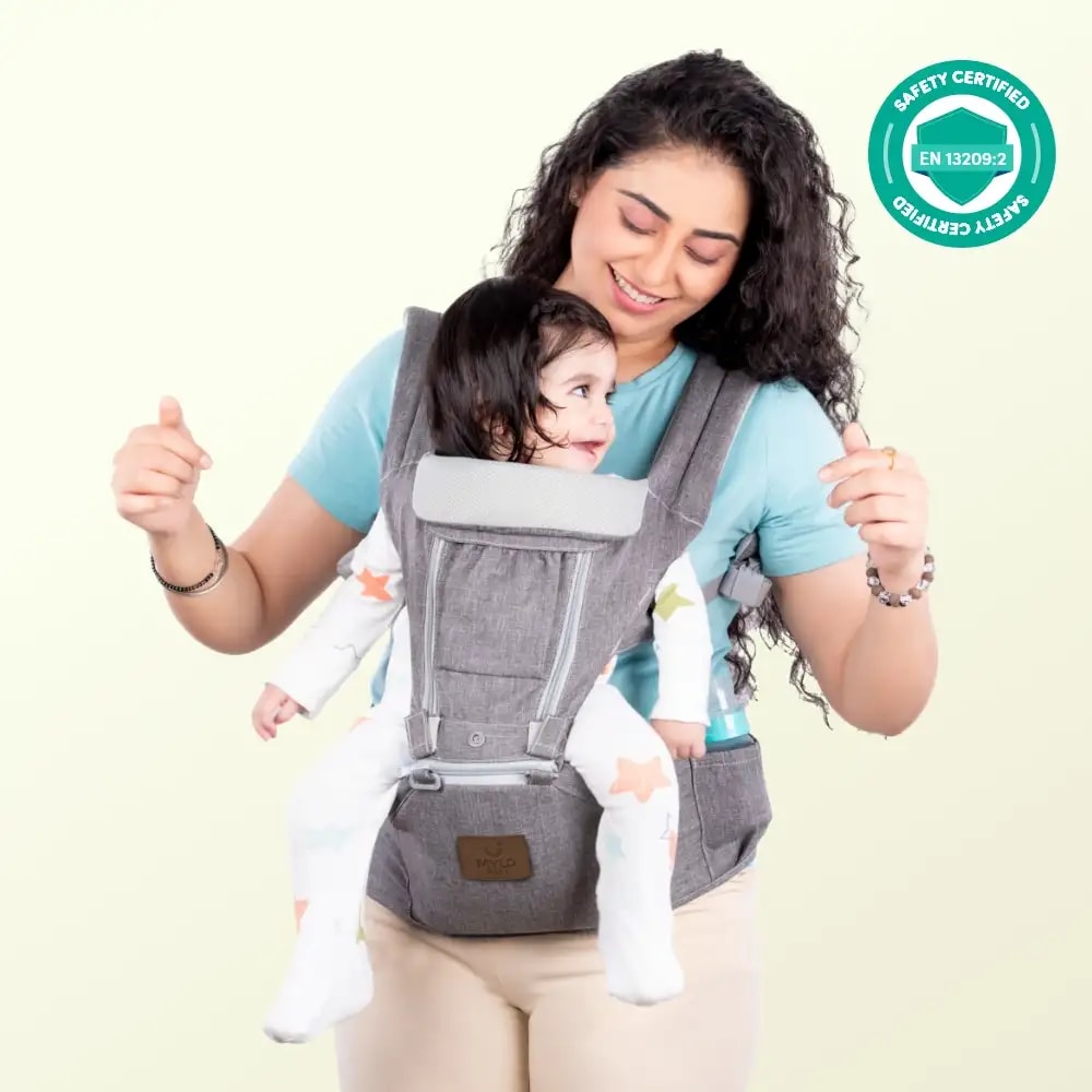6 in 1 Baby Carrier Bag - Grey