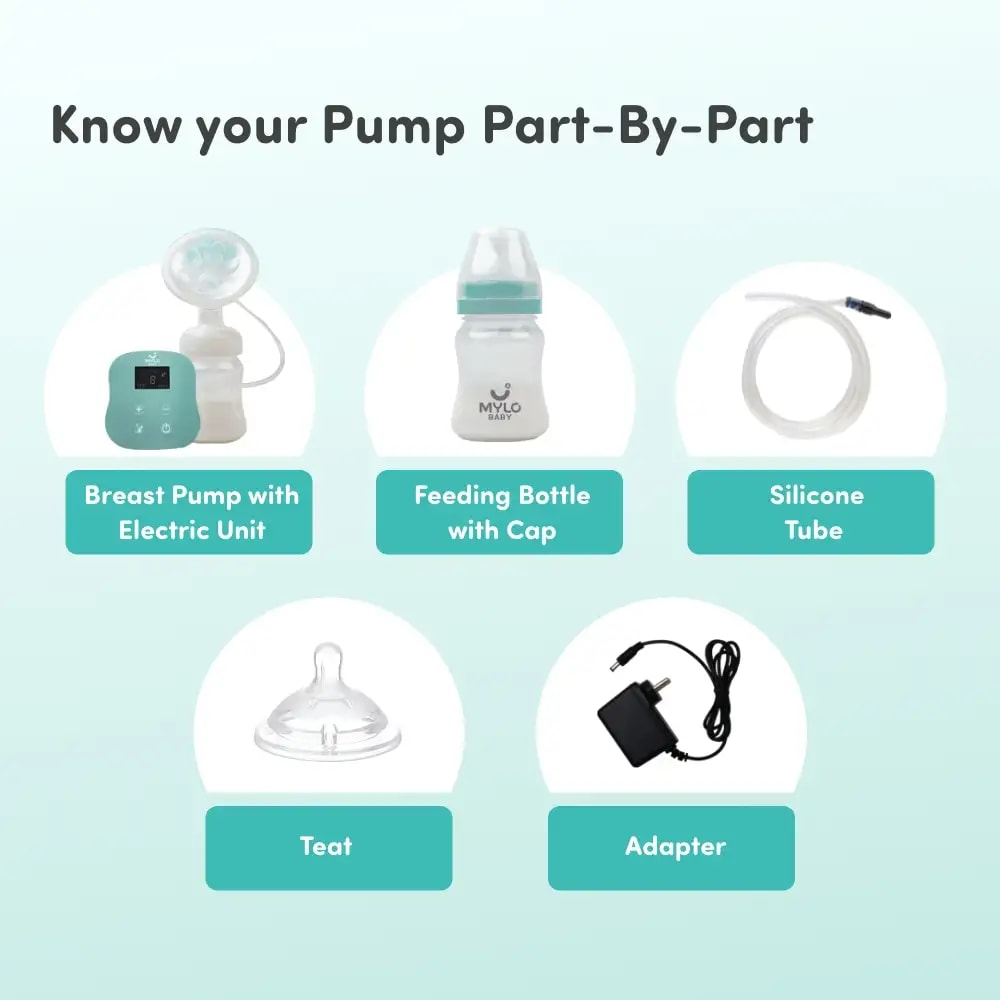 Electric Breast Pump with 9 Level Intensity Adjustment