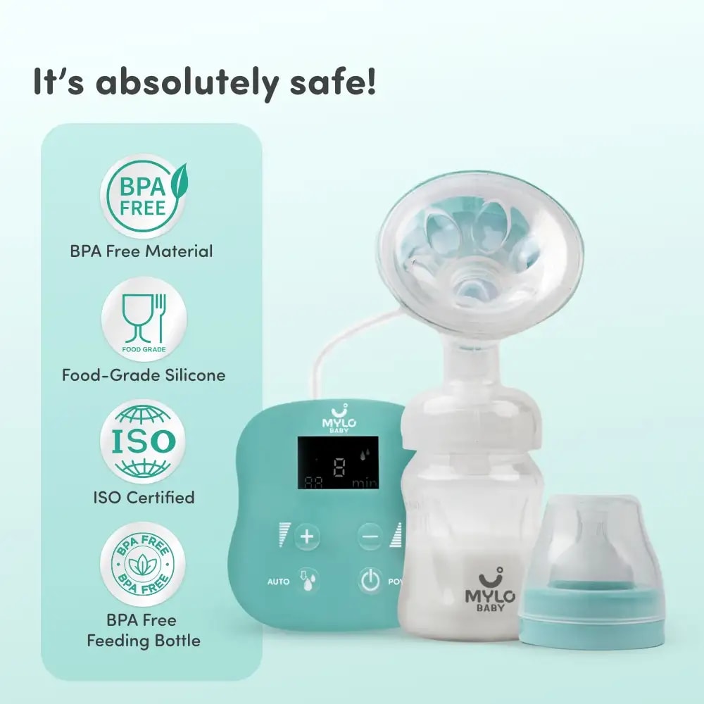 Electric Breast Pump with 9 Level Intensity Adjustment