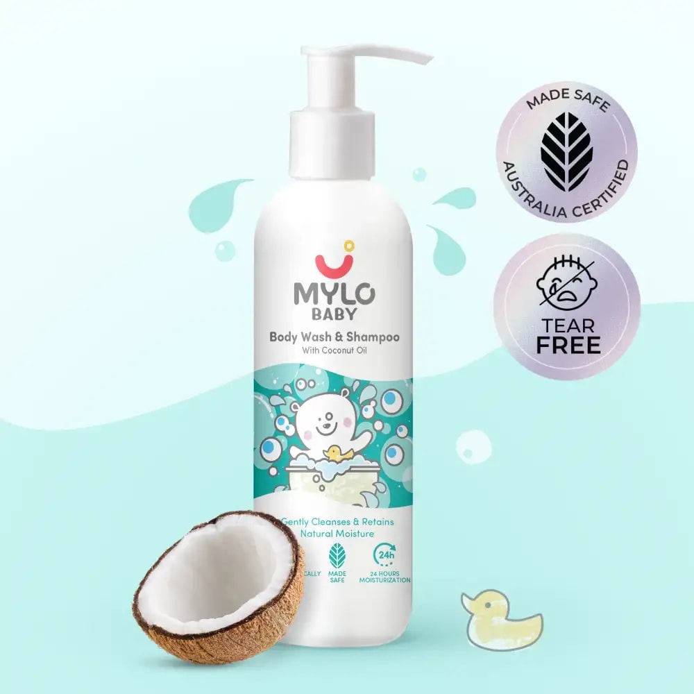 100% Baby Safe Body Wash & Shampoo - 200 ml