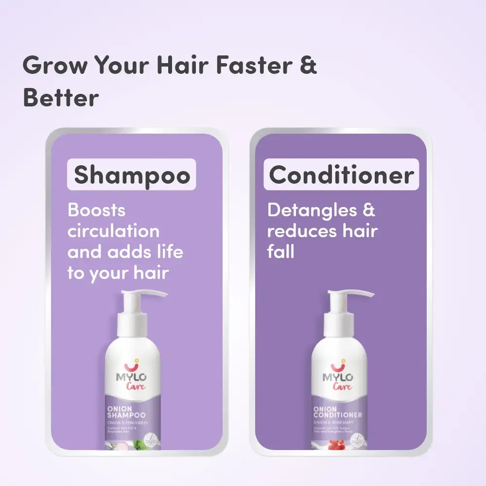 Pre & Post Pregnancy Hairfall Shampoo & Conditioner with Onion - 200 ml each
