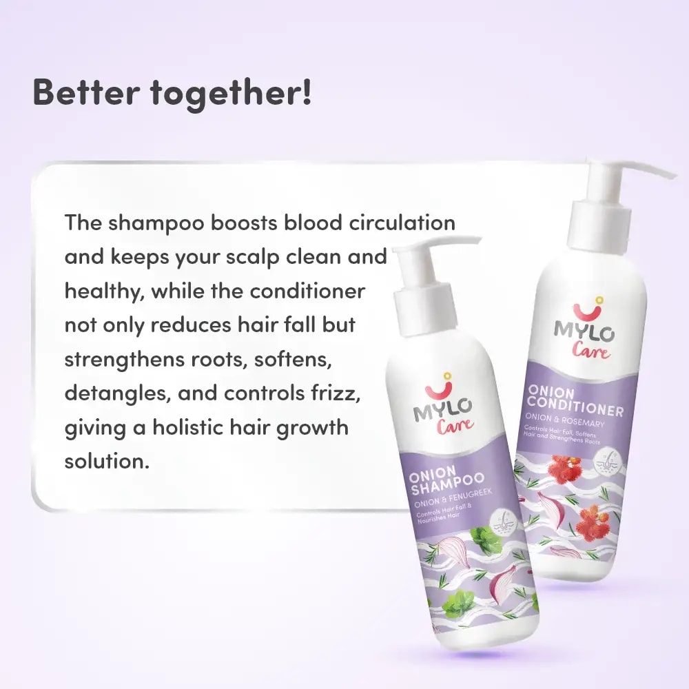 Pre & Post Pregnancy Hairfall Shampoo & Conditioner with Onion - 200 ml each