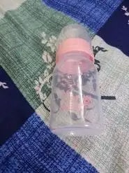 2-in-1 Baby Feeding Bottle | BPA Free with Anti-Colic Nipple & Spoon | Easy Flow Neck Design - Lion & Giraffe 125ml & 250ml