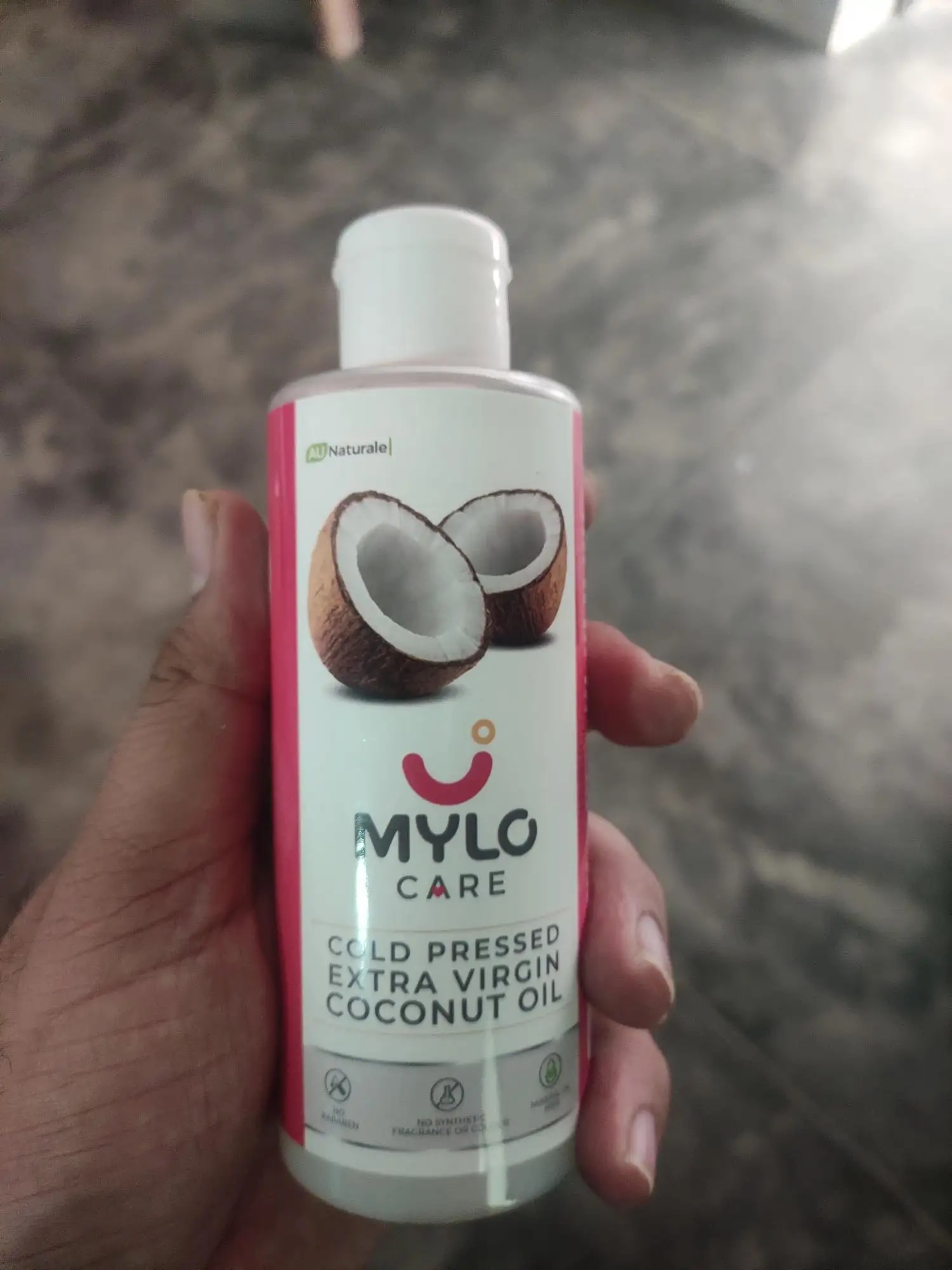 Cold Pressed Extra Virgin Coconut Oil for Skin & Hair - Nourishes Skin Deeply | Reduces Dandruff | Strengthens Hair | Soothes Baby's Rashes - 200 ml