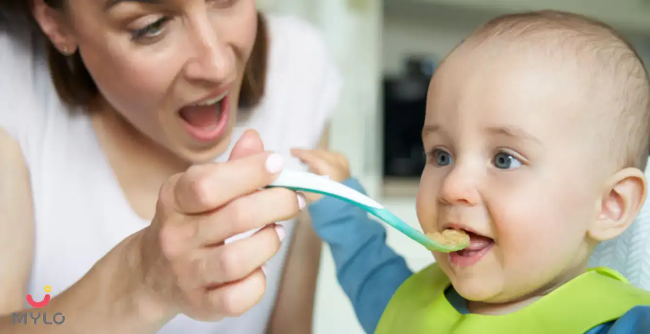 8-Month-Old Baby Food Chart/Meal Plan Week 4 