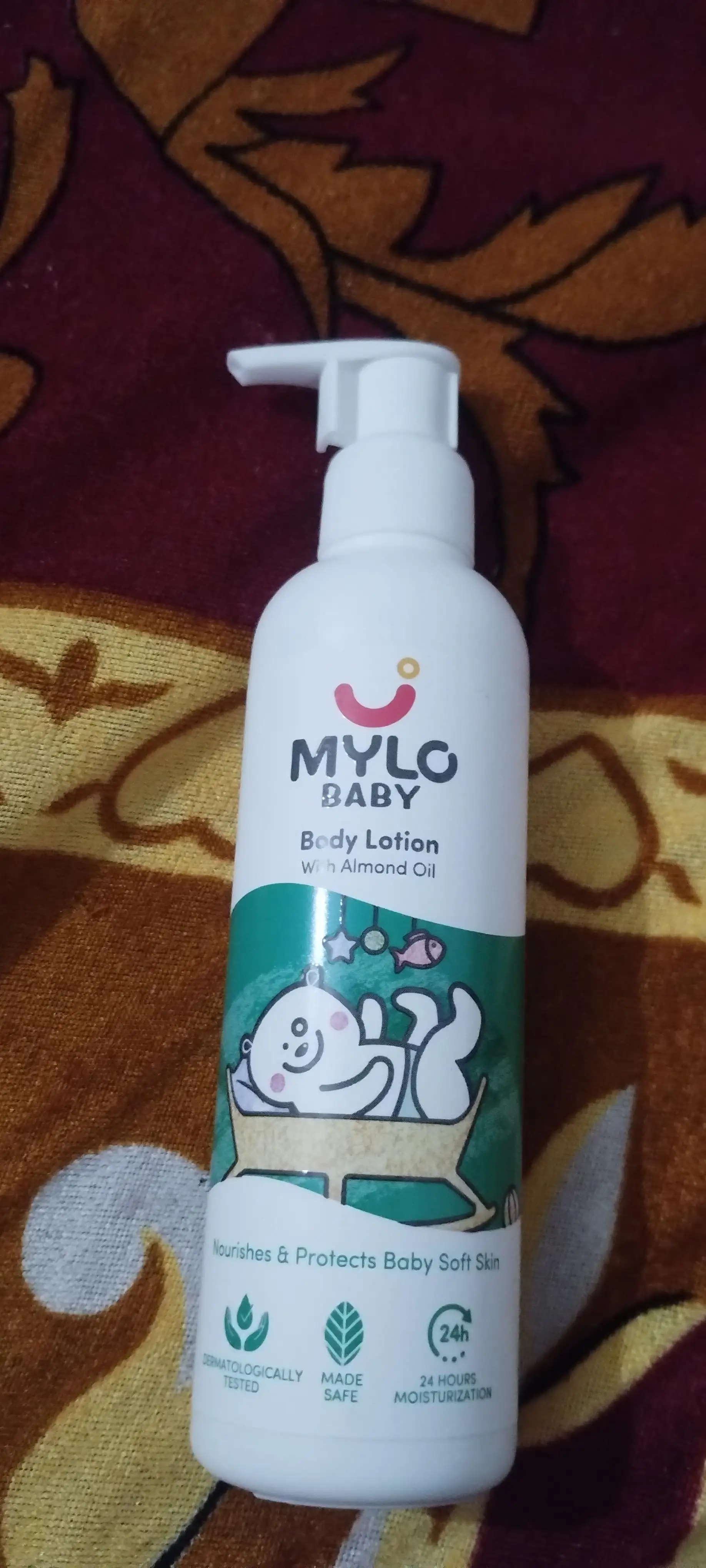 Baby Lotion for Kids | Made Safe Certified | Dermatologically Tested | Long Lasting 24 Hours Moisturisation | Soothes Dryness - 200 ml