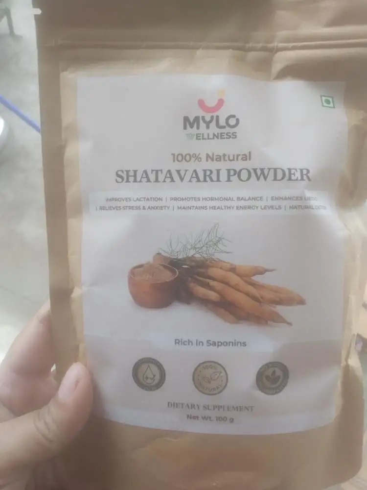 Shatavari Powder for Women | Improves Lactation | Promotes Hormonal Balance | Relieves Stress & Anxiety | Clinically Tested - 100 gm