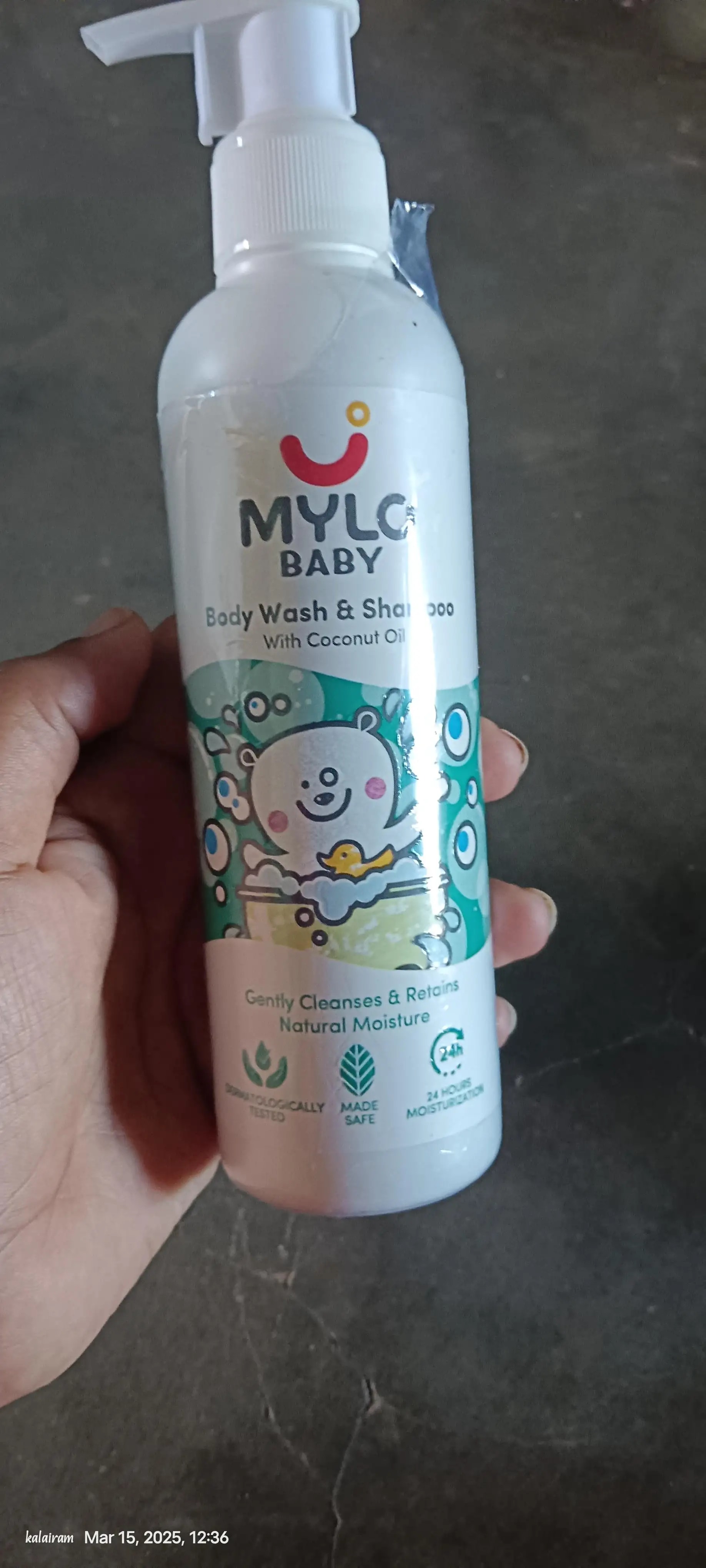 Baby Shampoo and Body Wash | Gentle Cleansing Head-to-Toe | Tear Free Formulation | Retains Natural Moisture | Dermatologically Tested | Made Safe Certified- 200 ml - Pack of 2
