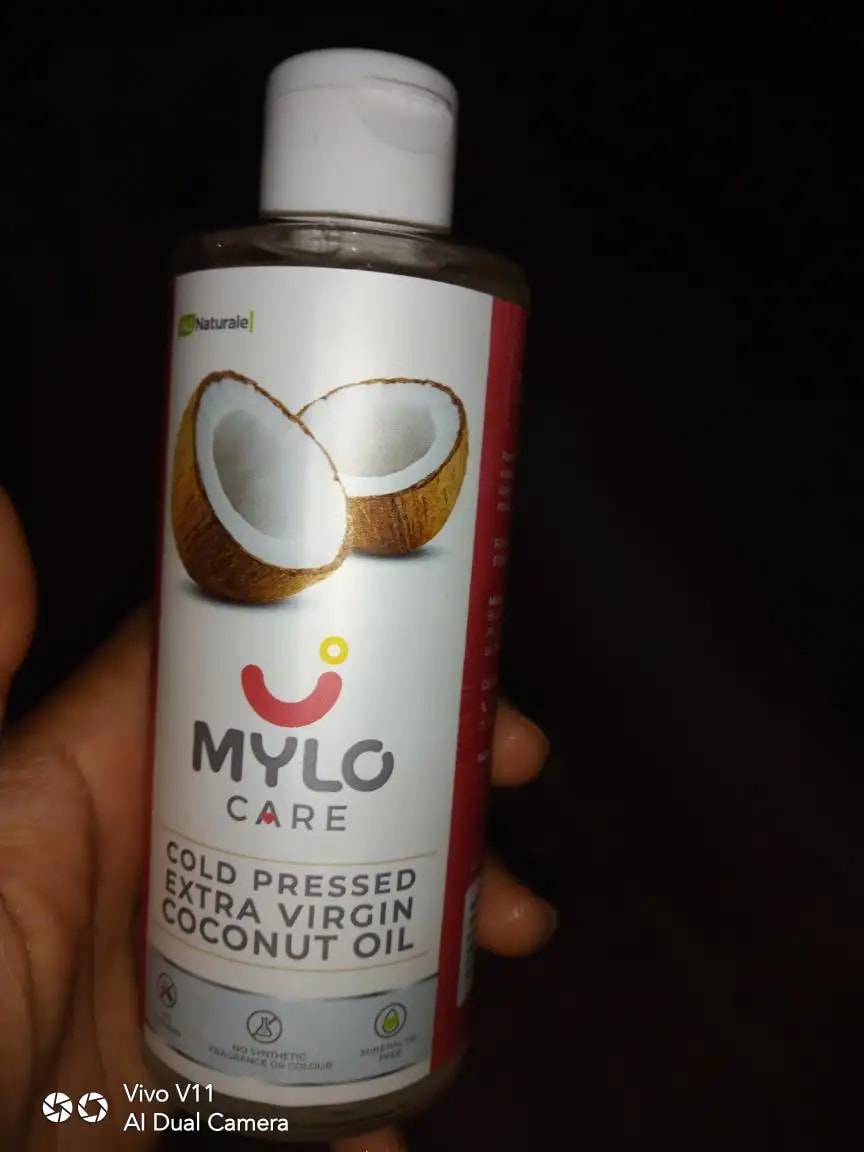 Cold Pressed Extra Virgin Coconut Oil for Skin & Hair - Nourishes Skin Deeply | Reduces Dandruff | Strengthens Hair | Soothes Baby's Rashes - 200 ml
