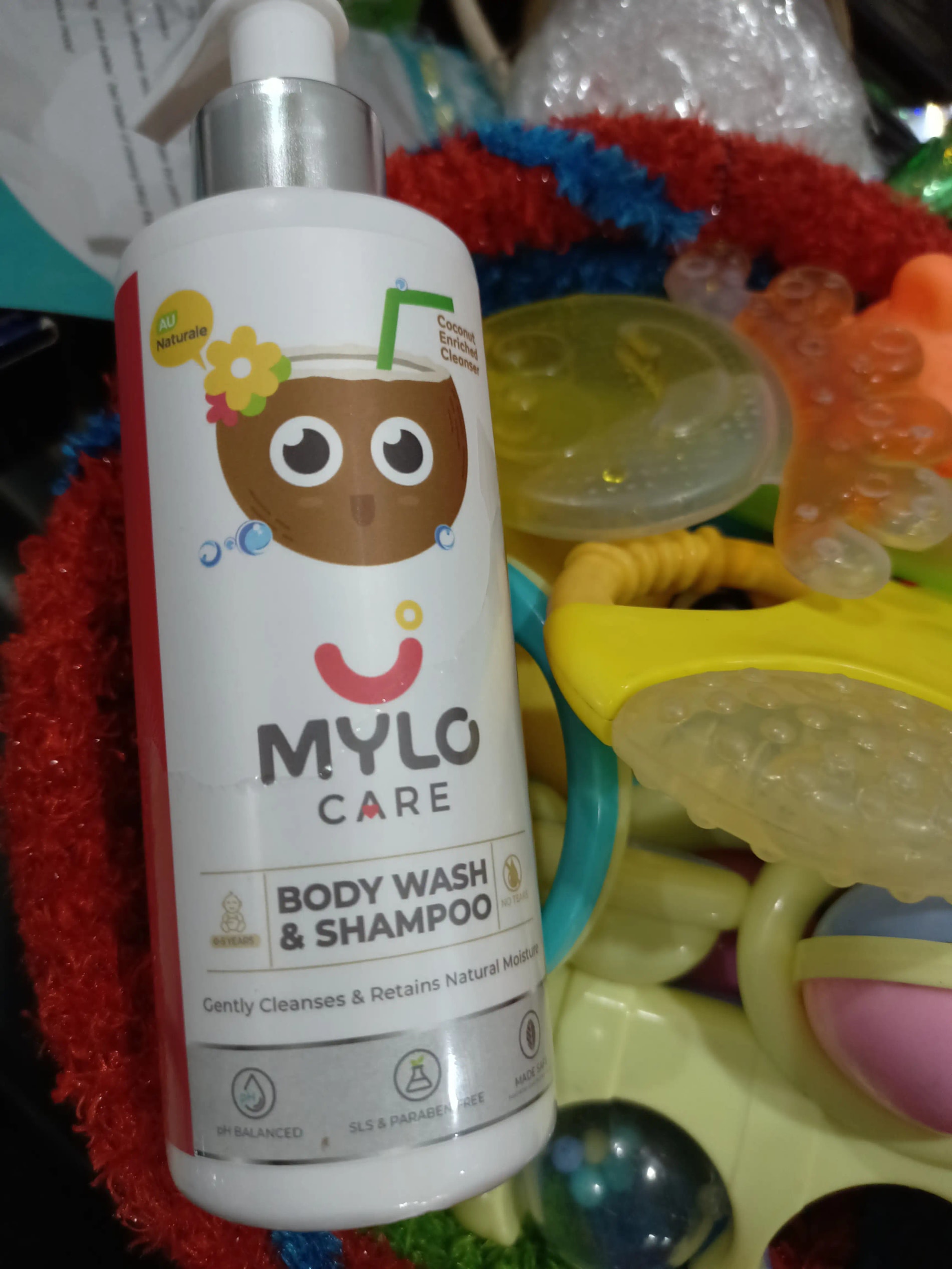 Baby Shampoo and Body Wash | Gentle Cleansing Head-to-Toe | Tear Free Formulation | Retains Natural Moisture | Dermatologically Tested | Made Safe Certified- 200 ml - Pack of 2